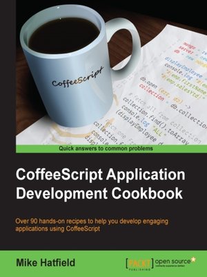 cover image of CoffeeScript Application Development Cookbook